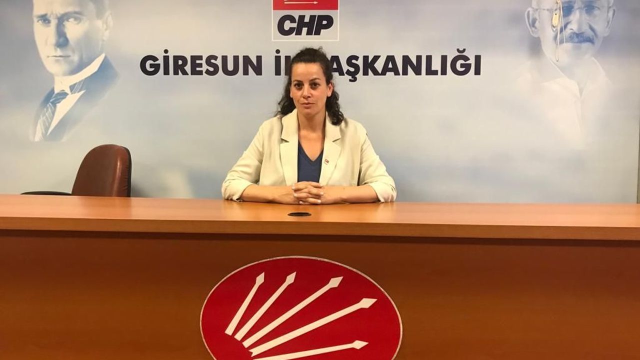 CHP Giresun Kadın Kolları İl Başkanı Ayça Kozluca; "Haddinizi bilin!"
