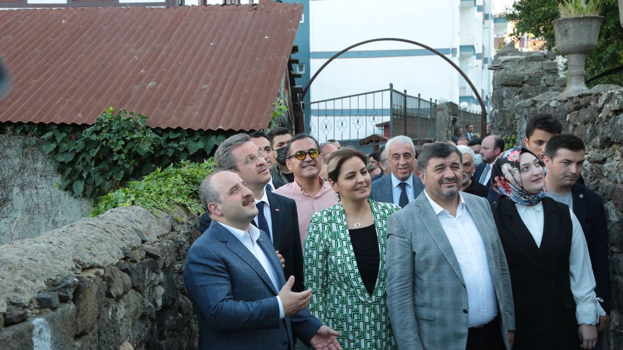 Sanayi ve Teknoloji Bakanı Mustafa Varank, Giresun'da incelemelerde bulundu.