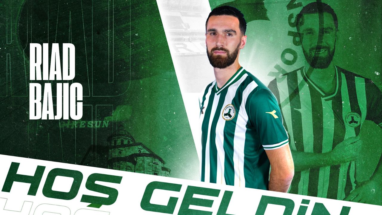 Giresunspor'da yeni forvet transferi Riad Bajić