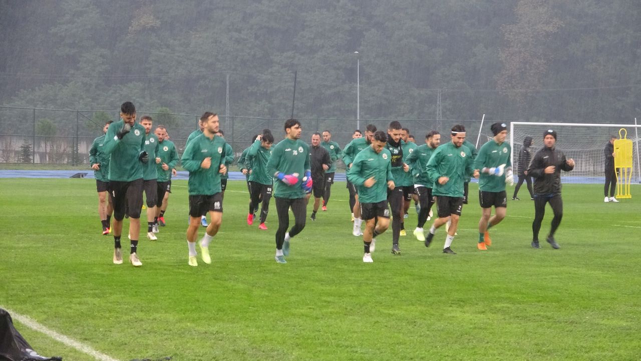 Giresunspor, Sivasspor maçı hazırlıklarını sürdürüyor