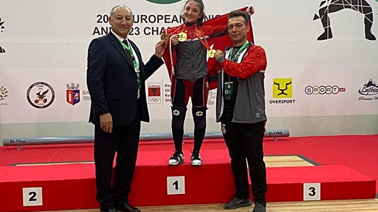 Cansu Bektaş, Halter'de Avrupa şampiyonu oldu