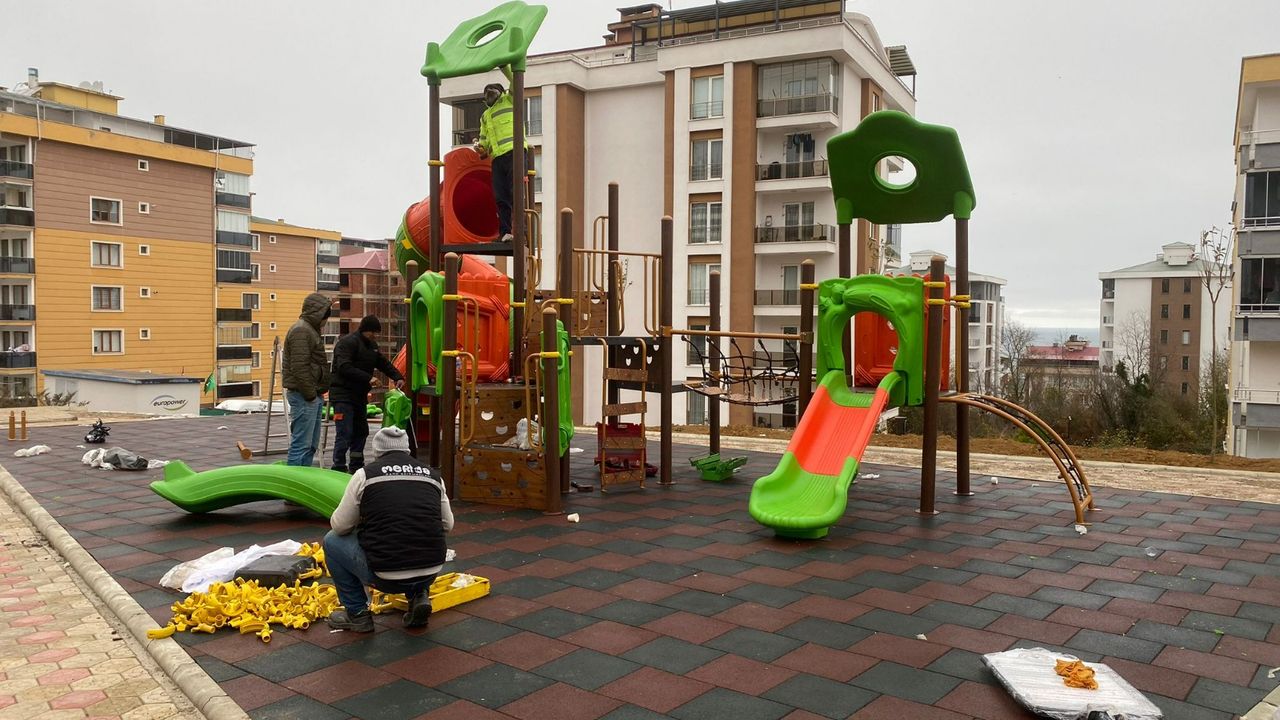 Giresun Belediyesi yeni çocuk parkları kuruyor