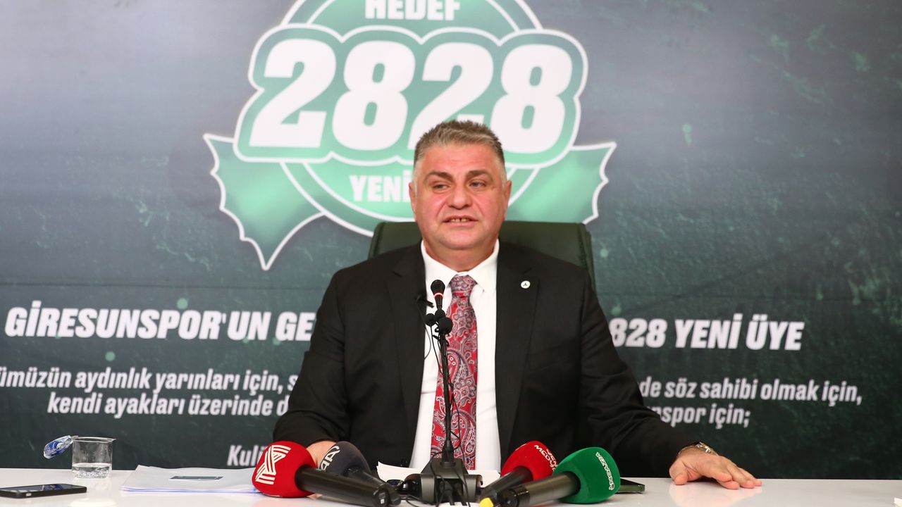 Giresunspor Kulübü Başkanı Yamak, birlik çağrısında bulundu