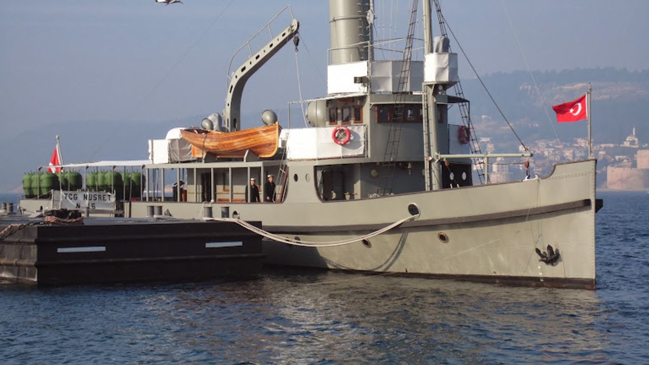 TCG Nusret (N-16) Müze Gemisi Giresun'da Ziyarete Açılacak