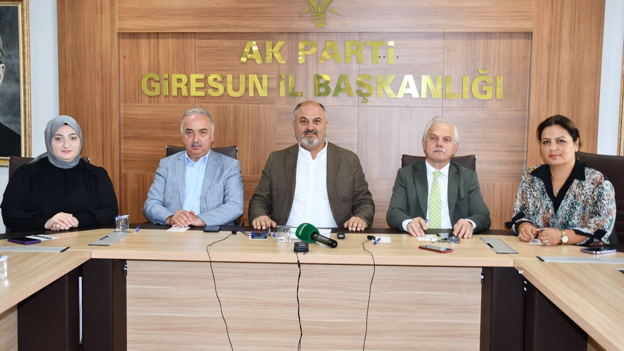 AK Parti Giresun İl Başkanı Yılmaz, “Şehrimizin her talebi ve gündemi bizim için çok önemli” 