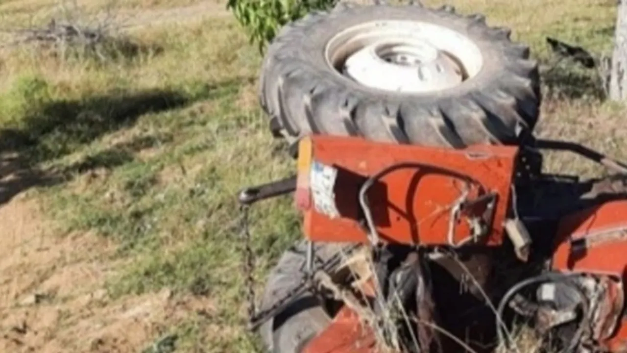 Giresun'da kullandığı traktör devrilen çocuk yaralandı
