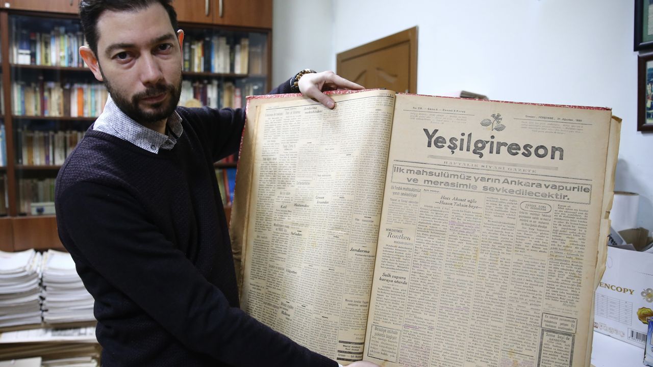 Yeşilgiresun gazetesi kentin 99 yıllık hafızasını koruyor