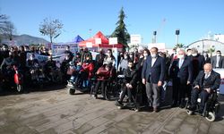 Giresun'da 94 engellinin tekerlekli ve akülü sandalye ihtiyacı karşılandı