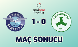 Adana Demirspor 1 - 0 Giresunspor