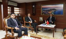Vali Enver Ünlü, Azerbaycan Kars Başkonsolosu Nuru Guliyev’i Kabul etti