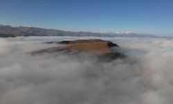 Giresun'dan sis ve bulut denizi manzaraları