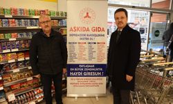 Enver Ünlü "Askıda Gıda" kampanyasına destek veren zincir marketlere teşekkür ziyareti gerçekleştirdi