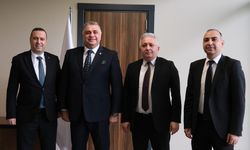 Önder Gökçe'den Giresunspor başkanı Nahid Yamak'a ziyaret