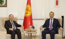 Av. Sabri Öztürk, Kırgızistan'ın Ankara Büyükelçisi Ruslan Kazakbaev'i ziyaret etti