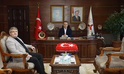 Vali Ünlü, ASKON İl Başkanı Türk’ü Kabul Etti