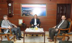 Başsavcı Durmuş ve Ağır Ceza Mahkemesi Başkanı Soycan’dan Vali Ünlü’ye veda ziyareti