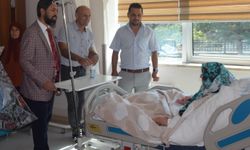 Espiye Müftüsü Gülbe, hastanede tedavi gören hastaları ziyaret etti