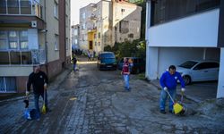 Giresun Belediyesi ekipleri temizlik çalışmalarına devam ediyor