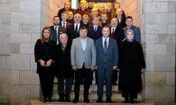 Millî Eğitim Bakan Yardımcısı Şamlıoğlu ve Genel Müdürler, Giresun Belediye Başkanı Şenlikoğlu'nu Ziyaret Etti