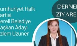 CHP'li Dereli belediye başkan adayı Uzuner, çalışmalarına başladı