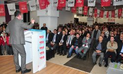 Espiye'de CHP Espiye ve Soğukpınar Belediye Başkan Adayları tanıtım toplantısı yapıldı