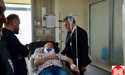 Saldırı Sonrası Yaralanan Vatandaşa Necmi Sıbıç'tan Ziyaret