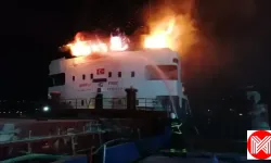 Ordu'da Gemide Yangın Paniği