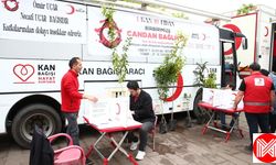 Giresun'da Kan Bağışçılarına Meyve Fidanı Hediye Edildi