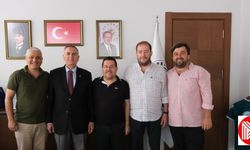 Giresunspor Başkanı Emin Eltuğral ve Yönetim Kurulundan Dereli Belediye Başkanı Zeki Şenlikoğlu'na Ziyaret