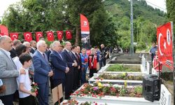 Orta ve Doğu Karadeniz'de 15 Temmuz dolayısıyla şehitlikler ziyaret edildi