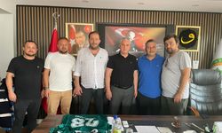 Emin Eltuğral ve Giresunspor Yönetim Kurulundan Güce Belediyesi'ne ziyaret