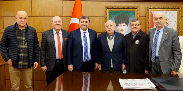 Belediye Başkanı Şenlikoğlu’na Turizm ve Tanıtma Derneğinden ziyaret