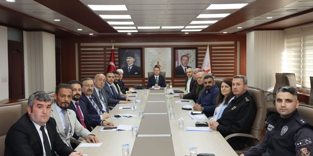 Vali Ünlü Başkanlığında, İl Spor Güvenlik Kurulu Toplantısı Yapıldı