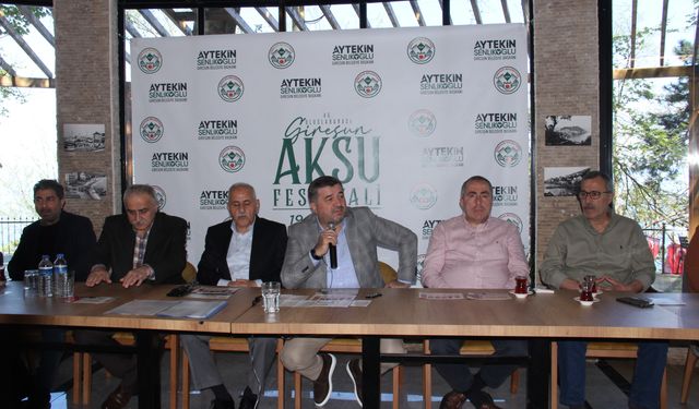 Giresun 45. Uluslararası Aksu Festivaline hazırlanıyor