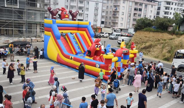 Yaz Kur'an Kursu Öğrencilerine Çocuk Şenliği