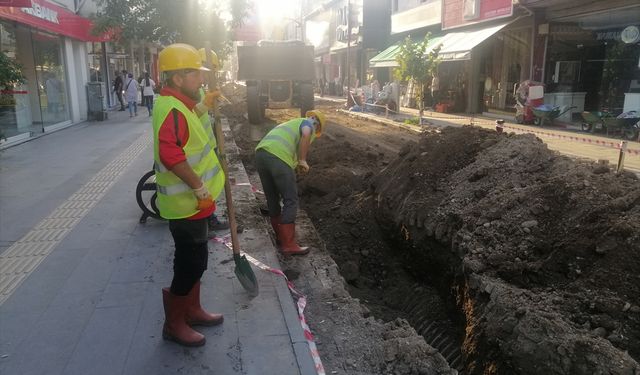 Espiye'de doğal gaz çalışmaları devam ediyor