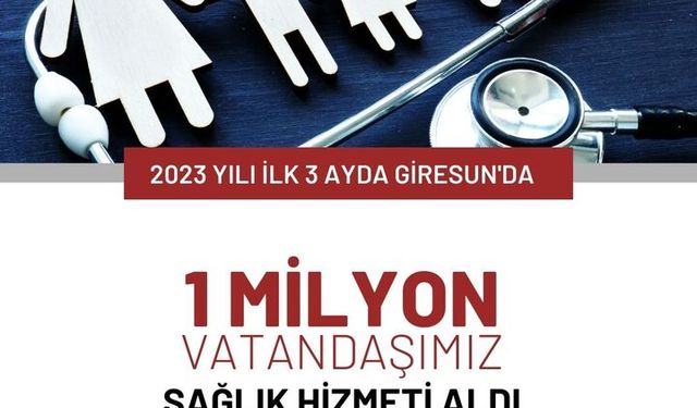 1 Milyon vatandaşa sağlık hizmeti