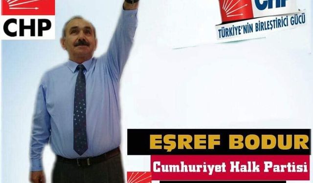 CHP Espiye İlçe Başkanı Eşref Bodur, "dava arkadaşlarımdan özür diliyorum"