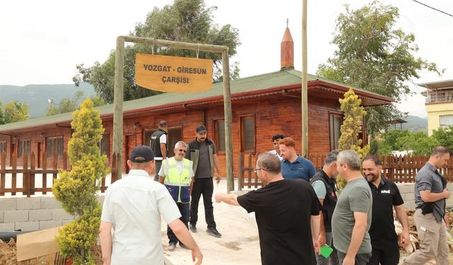 Yozgat-Giresun Esnaf Çarşısında dükkanlar teslim edilmeye başlanıyor