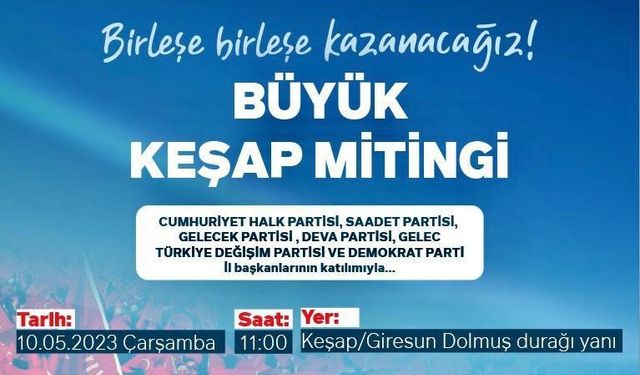 Büyük Keşap Mitingi