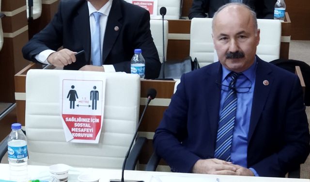 İl Genel Meclisi CHP Grup Başkan Vekili Mehmet Yılmaz'dan boykot 