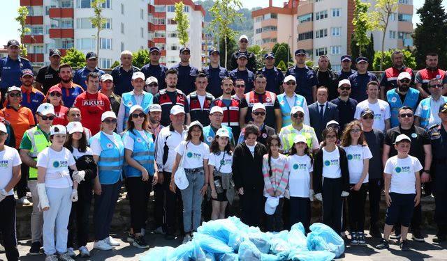 Giresun'da deniz ve sahil temizliği yapıldı