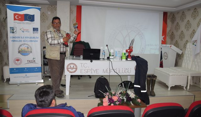 Espiye'de İyi Tarım Uygulamaları Eğitim Semineri düzenlendi