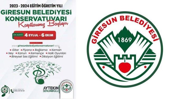 Giresun Belediyesi, Konservatuvar Kayıtları Başladı