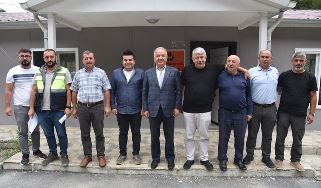 AK Parti Giresun Milletvekili Temür, grup yolunda incelemelerde bulundu