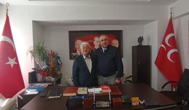 AK Parti Başkan Aday Adayı Öden MHP'yi Ziyaret Etti