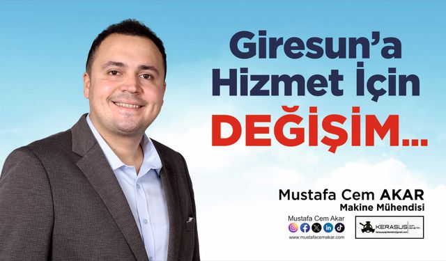 Giresun CHP’de İlk Aday Adayı Akar Oldu