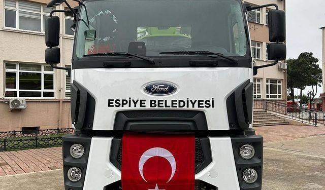 Espiye Belediyesi'nin öz kaynakları kullanılmaya devam ediliyor