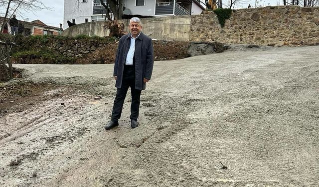 Espiye Belediyesi Yol Genişletme ve Betonarme Çalışmalarına Hız Kesmiyor