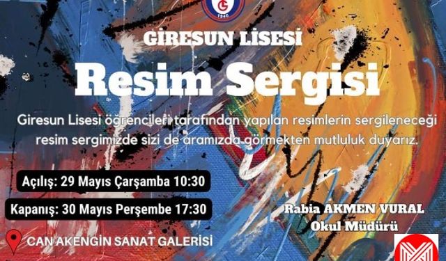 Giresun Lisesinden Dikkat Çeken Sergi!